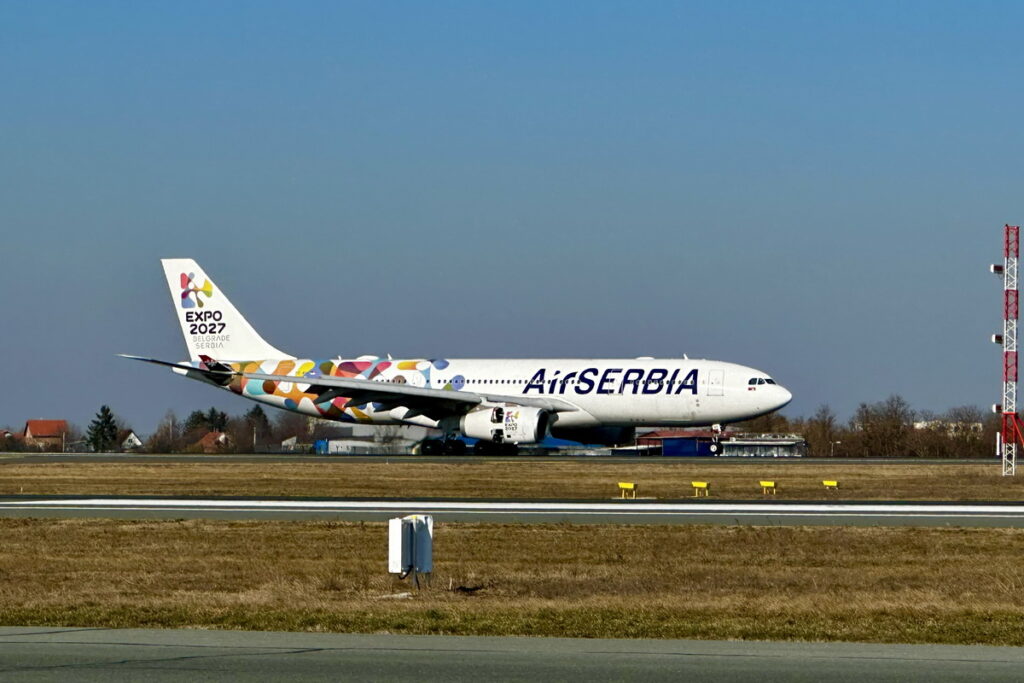 Accolto a Belgrado il nuovo Airbus A330-200 di Air Serbia