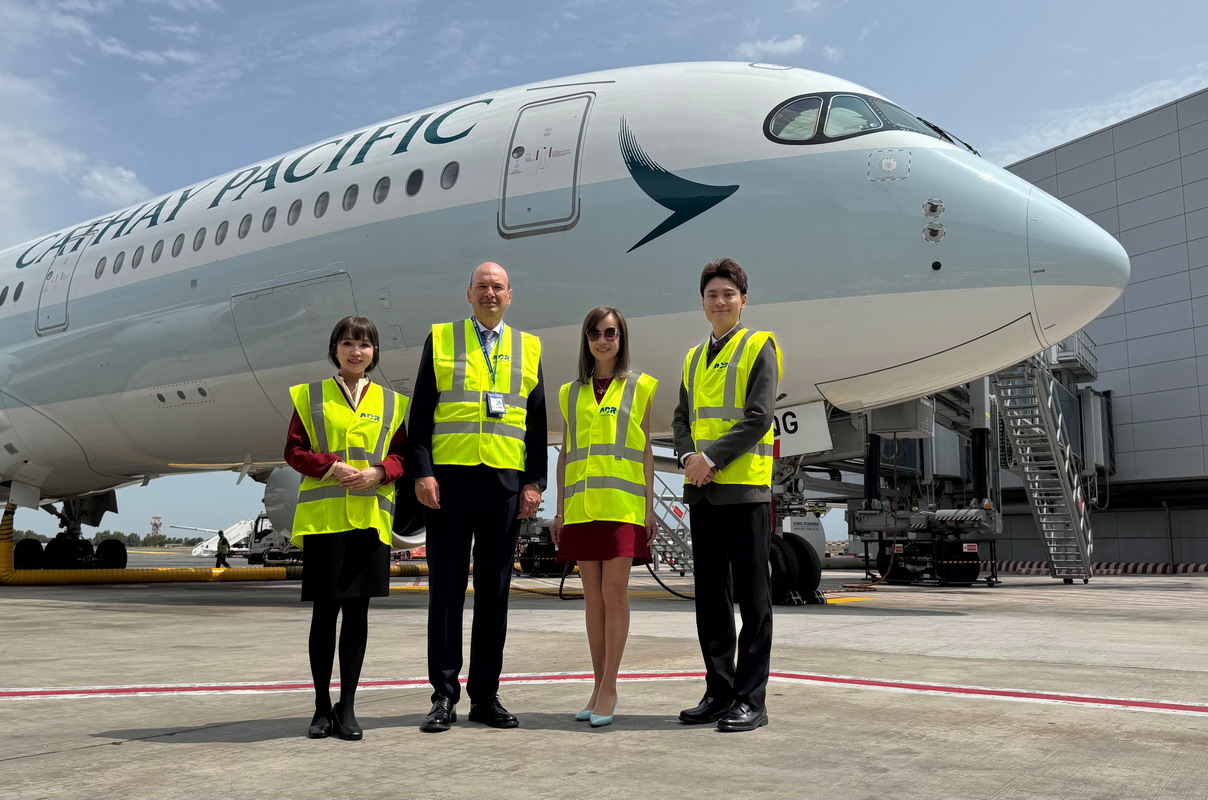 Cathay Pacific ha inaugurato il volo diretto Roma–Hong Kong