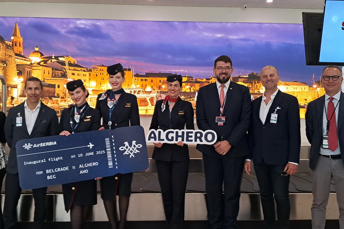 Air Serbia dà il via ai collegamenti diretti con la Sardegna